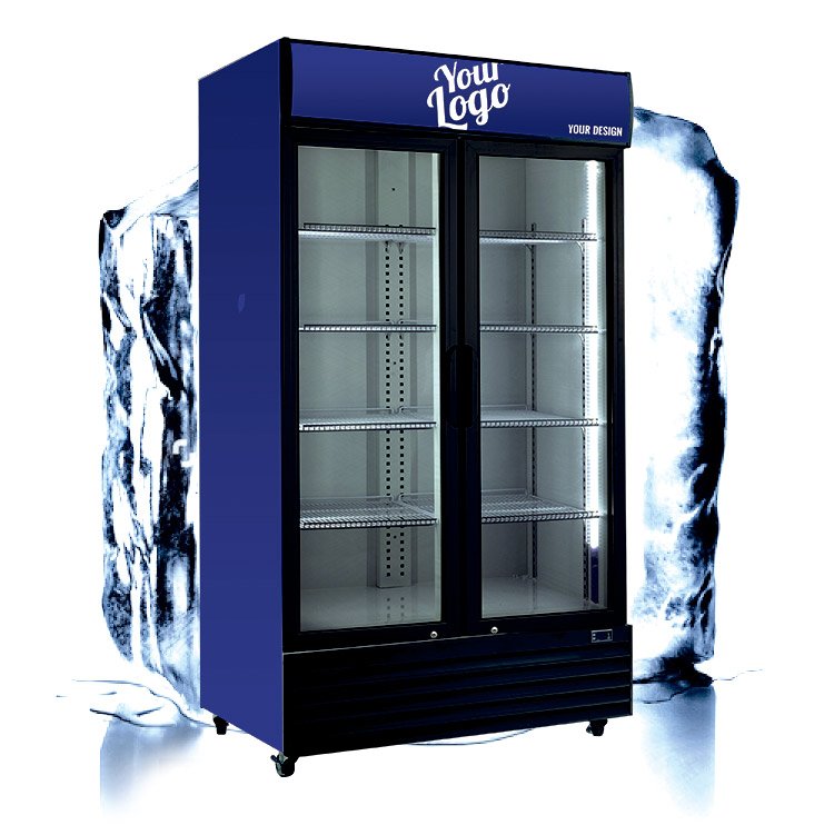 Branded Display Cooler 1000 litres Branded Display Coolers "Large" AQUADANA